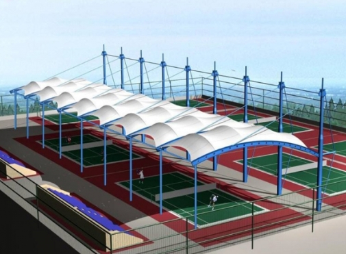 體育場(chǎng)館如何選擇膜結(jié)構(gòu)看臺(tái)遮陽棚？